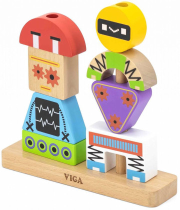 Dřevěné stavění Viga - robot
