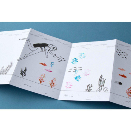 Londji Razítkovací set Calm Stamps - Sea