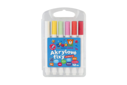 Akrylové fixy 12 ks created