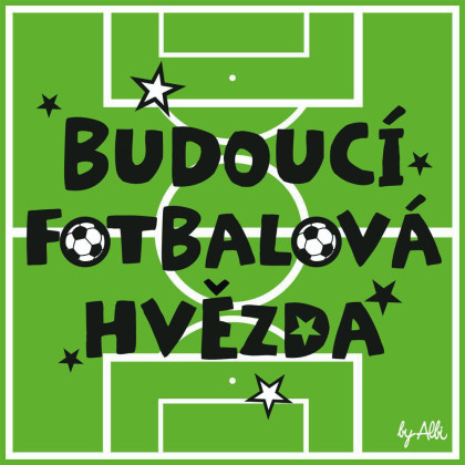 Kojenecká čepička s nápisem
