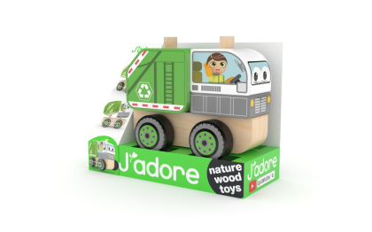 Skládací dřevěné auto popeláři J'adore