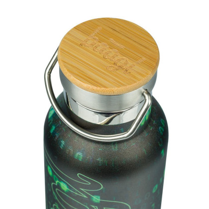Termoláhev s bambusovým víčkem 500 ml Baagl