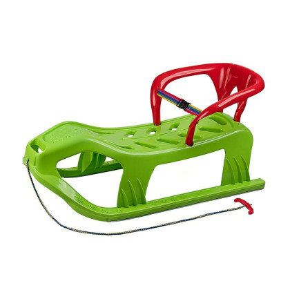 Plastové sáňky s opěradlem Baby Mix Snow Star