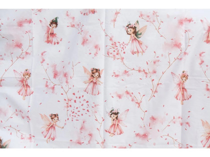2dílné povlečení do postýlky Víla 135 x 100 cm růžové Scarlett