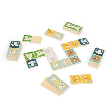 Domino lesní zvířátka Bigjigs Toys