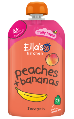 Ella's Kitchen BIO Dětská rýže, banán a meruňka (120 g)