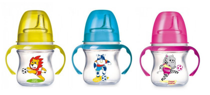 Láhev se širokým hrdlem s potiskem Fotbal 120 ml