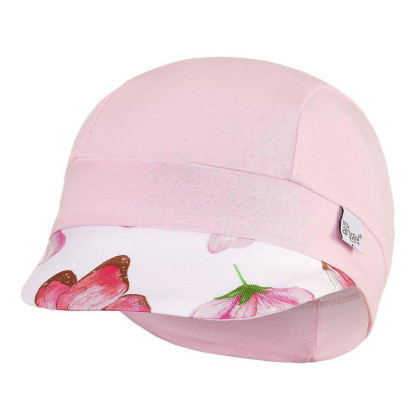 Kšiltovka tenká vzor Outlast® UV 50+ Růžová baby/růžový motýl