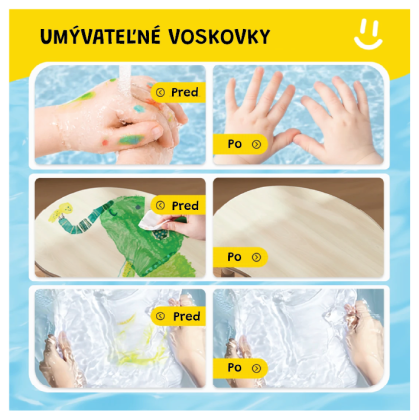 První voskovky ze včelího vosku Banány 12 ks Jarmelo