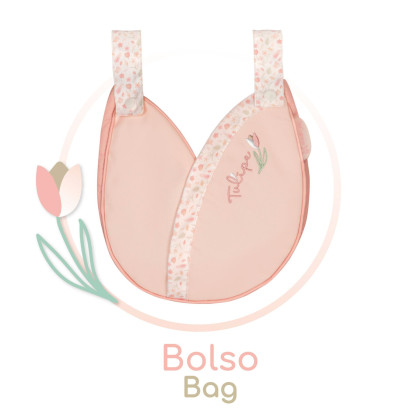 Můj první kočárek pro panenky s taškou Tulipe 56 cm DeCuevas