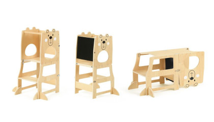 Učící věž 3 v 1 Medvídek 2Kids Toys