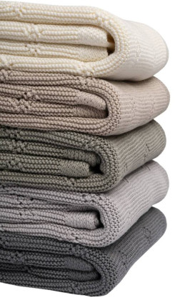 Pletená deka Bamboo Diamond 80x100 cm Infantilo