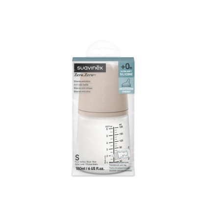 Zero Zero medium anti-koliková láhev 180 ml S Suavinex