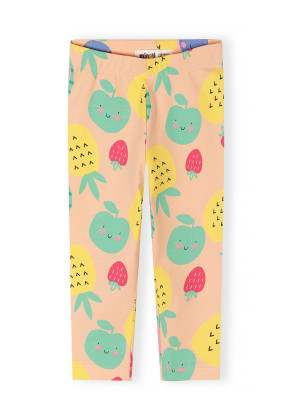Dívčí capri legíny Ovoce 3pack Minoti