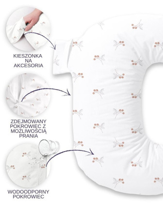 Polohovací polštář MiniRelax jersey 150 cm Babymatex