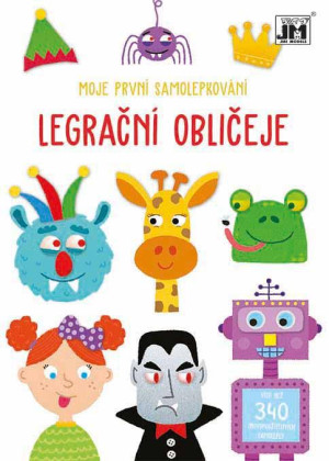 První samolepkování - Legrační obličeje