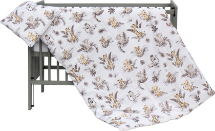 2dílné povlečení do postýlky Afrika 100 x 135 cm béžová Scarlett