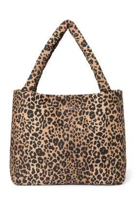 Cotton Mom Bag - přebalovací taška Brownl Leopard Studio Noos