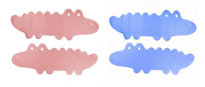 Protiskluzová podložka do vany Krokodýl 33 x 90 cm