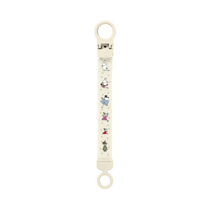 Dárkový set Moomin klip + šídítka 6-18 m Ivory/Sage Bibs