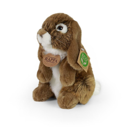 Plyšový králík hnědý stojící 18 cm Eco-Friendly Rappa