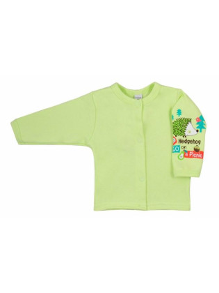 Kojenecký kabátek Bobas Fashion Ježek zelený