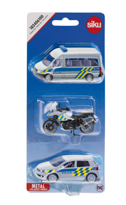 Policejní sada 3 aut česká verze Siku