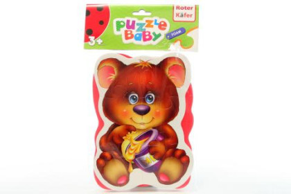 Baby pěnové puzzle medvěd - zajíc