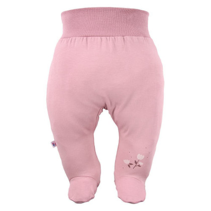 Kojenecké polodupačky Petite růžové květinky Eevi