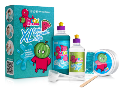 Sada na výrobu slizu XL tyrkysová