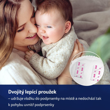 Vložky do podprsenky antibakteriální Discreet Elegance 20 ks černé Lovi
