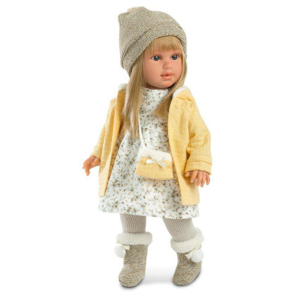 Panenka - Martina ve žlutém svetříku 40 cm