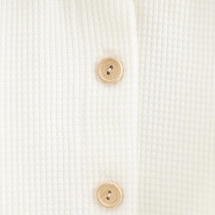 Kojenecký kabátek na knoflíky New Baby Luxury clothing Oliver bílý