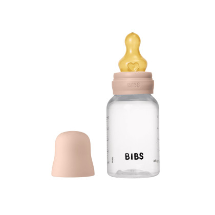 Antikoliková láhev s kaučukovým dudlíkem 150 ml Bibs
