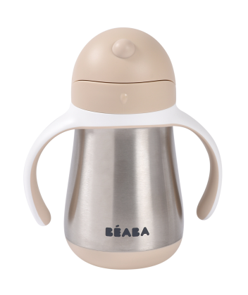 Hrnek termoizolační s brčkem nerez 250 ml