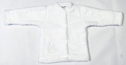 Zimní kabátek wellsoft bílý veverka Baby Service vel. 74