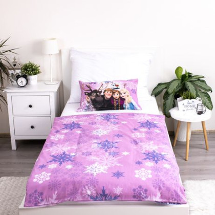 Povlečení do postýlky Frozen purple 100 x 135, 40 x 60 cm Jerry Fabrics