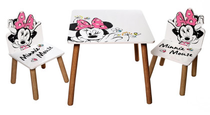 Dětský stůl s židlemi Minnie Mouse Arditex