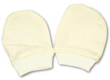 Bavlněné rukavičky pro novorozence vel. 56 ŽLUTÉ