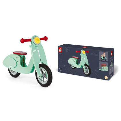 Dřevěné odrážedlo Vespa mint Janod