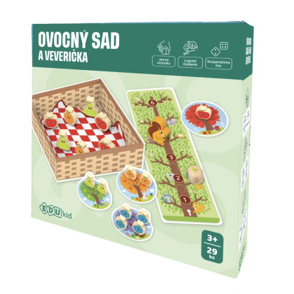 Hra Ovocný sad a veverka