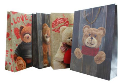Dárková taška medvědi extra velká 50 x 72 x 18 cm