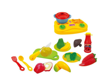 Košík s krájecím jídlem