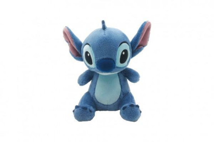 Stitch sedící plyšový 18 cm modrý