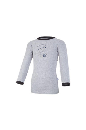 Tričko smyk SAFARI DR Outlast® - Šedý melír/safari