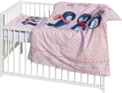 Dětská postýlka s kompletní výbavou Scarlett 120 x 60 cm - Pimpi