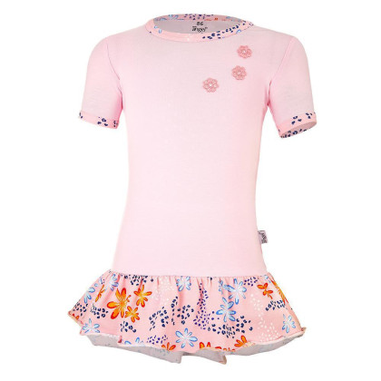 Tunika tenká UV 50+ Outlast® růžová baby/růžová kytky