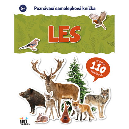 Poznávací samolepková knížka Les