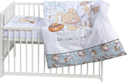 Dětská postýlka s kompletní výbavou Scarlett 120 x 60 cm - Subra