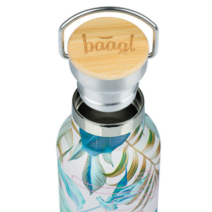 Termoláhev s bambusovým víčkem 500 ml Baagl